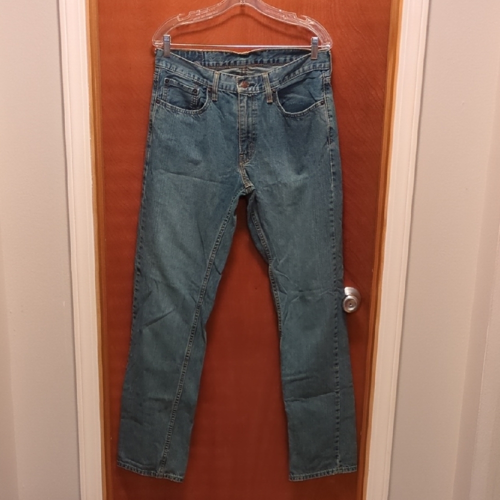 Levi's Blue Straight Leg Jeans Classic Style